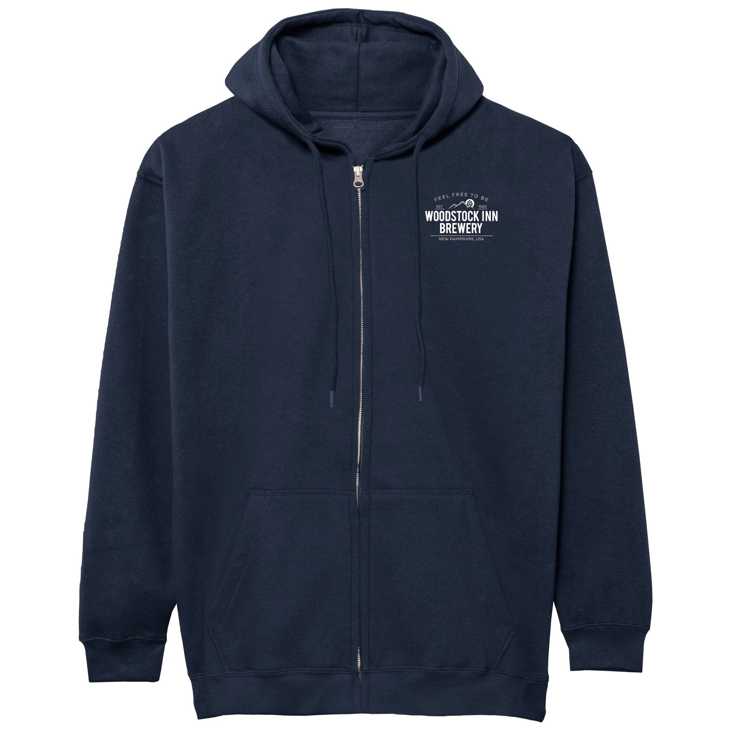 Navy Full Zip Sweatshirt