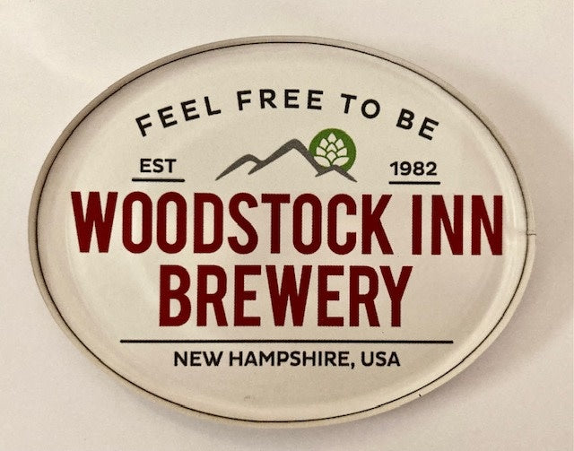 Woodstock Inn Brewery Oval Magnet