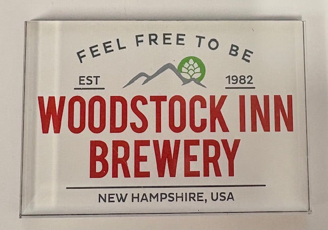 Woodstock Inn Brewery Oval & Rectangle Magnet