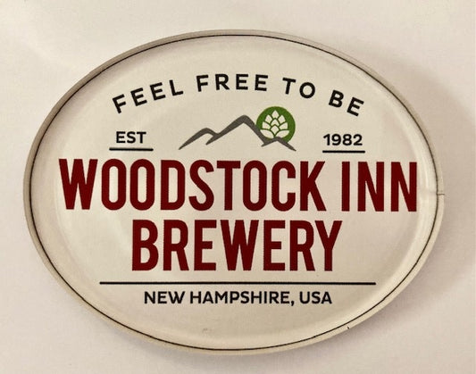Woodstock Inn Brewery Oval Magnet